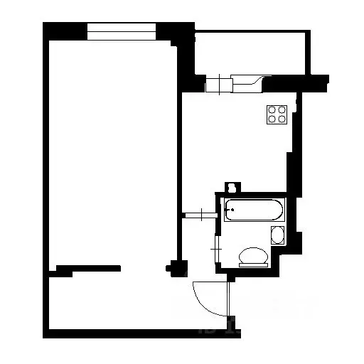 1-к кв. Новосибирская область, Новосибирск Тульская ул., 80 (36.0 м) - Фото 2