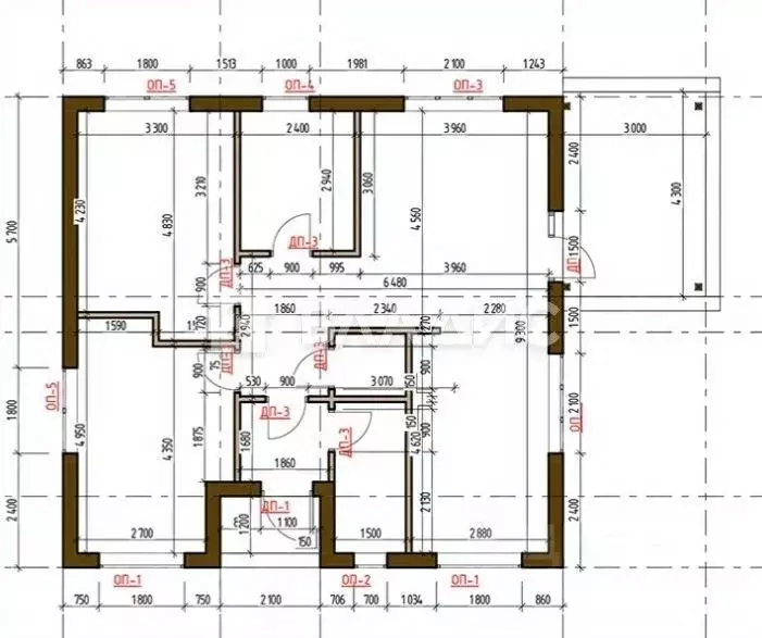 Дом в Пензенская область, с. Бессоновка ул. Звездная, 178 (107 м) - Фото 2