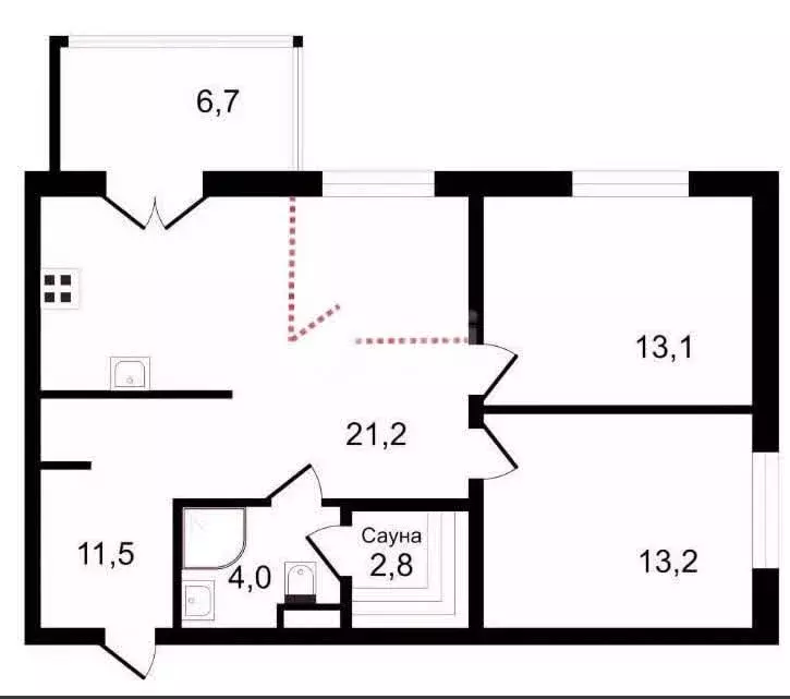2-комнатная квартира: Всеволожск, улица Рябиновая Роща, 4к4 (65.9 м) - Фото 2