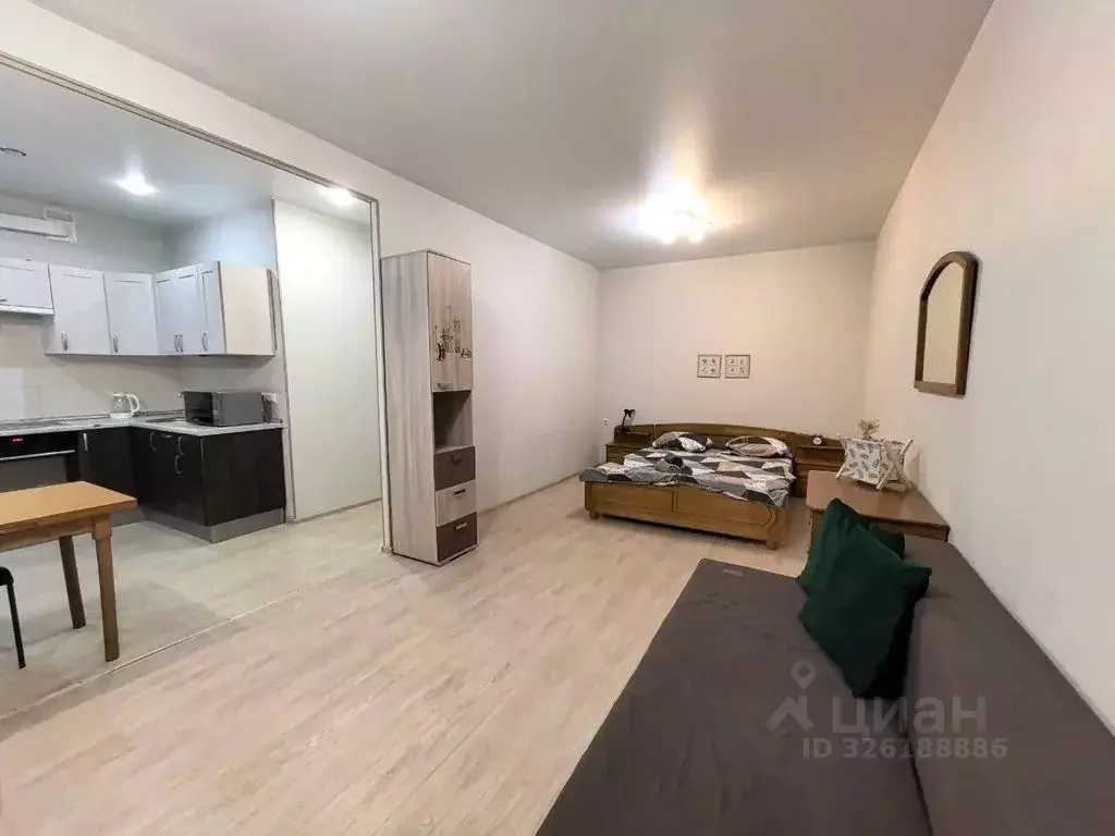 Студия Омская область, Омск ул. Перелета, 31 (39.0 м) - Фото 2