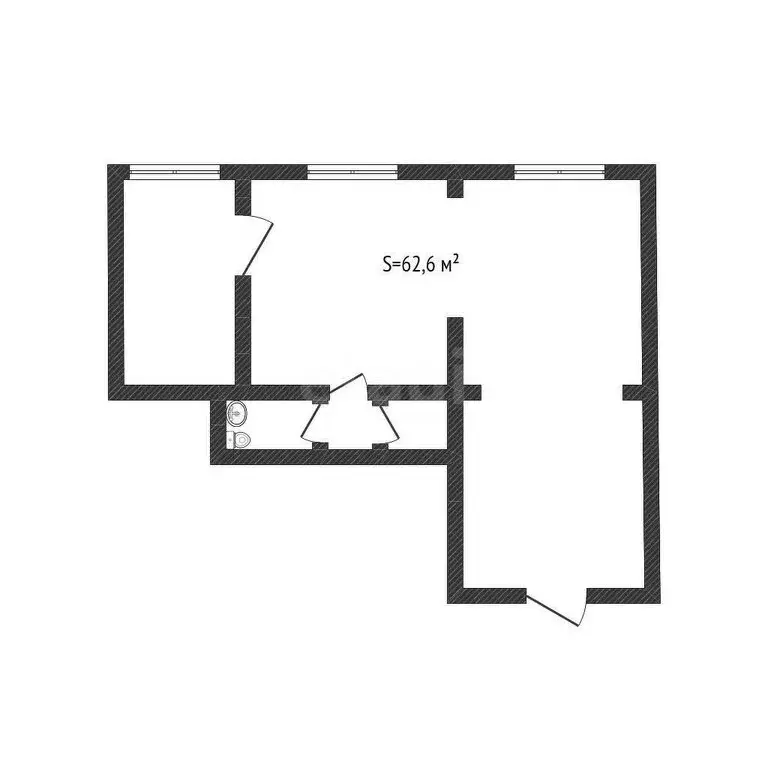 Помещение свободного назначения (62.6 м) - Фото 0