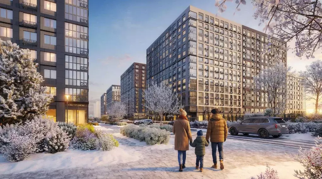 2-к кв. Московская область, Пушкино Публицист жилой комплекс (44.4 м) - Фото 2