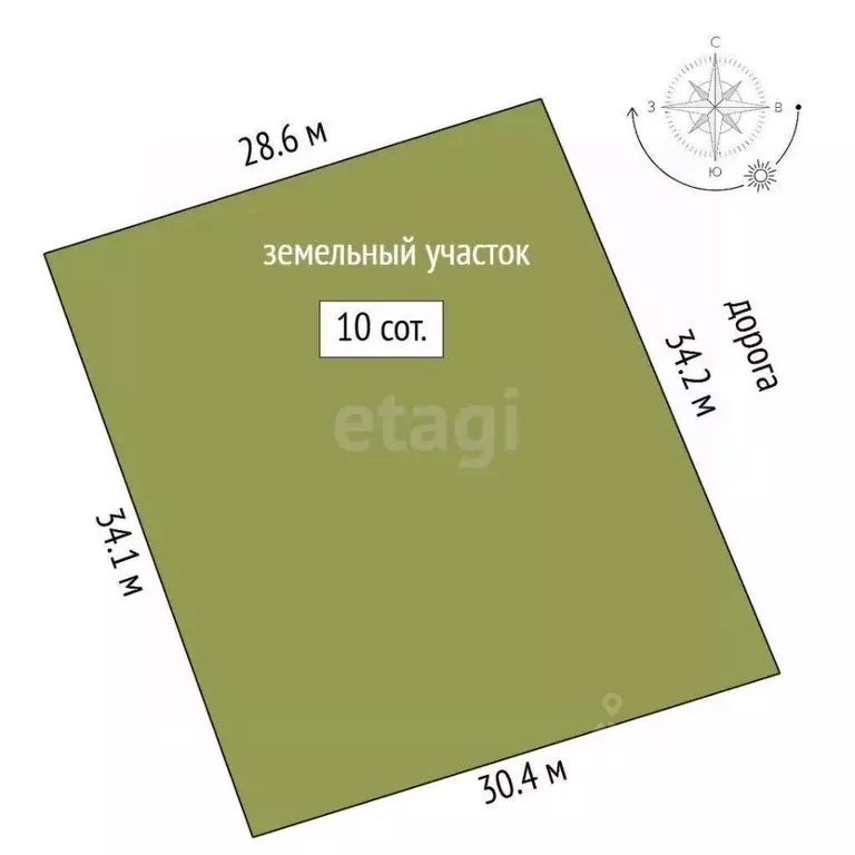 Участок в Вологодская область, Великоустюгский муниципальный округ, ... - Фото 2