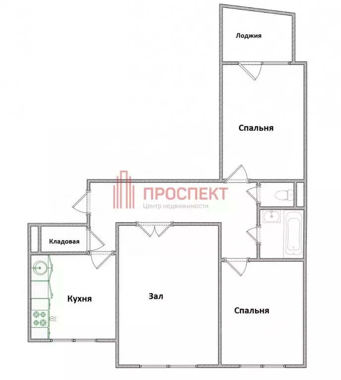 3-к кв. Пензенская область, Пенза Ладожская ул., 113 (63.0 м) - Фото 1