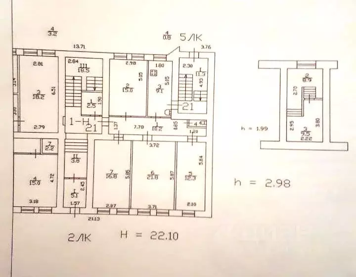 4-к кв. Санкт-Петербург 13-я Васильевского острова линия, 6-8 (87.0 м) - Фото 0