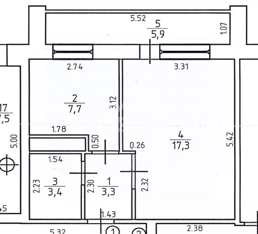 1-к кв. Удмуртия, Ижевск ул. Аристов Ключ, 10 (31.7 м) - Фото 1