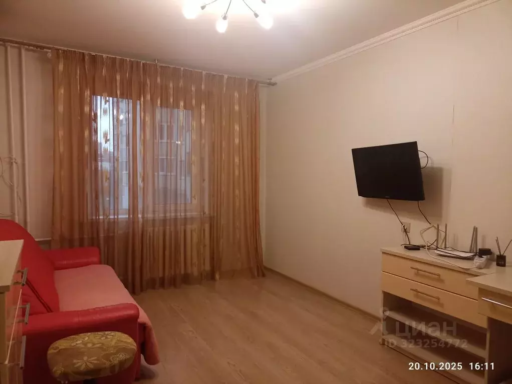 1-к кв. Татарстан, Казань Меридианная ул., 24 (32.0 м) - Фото 2