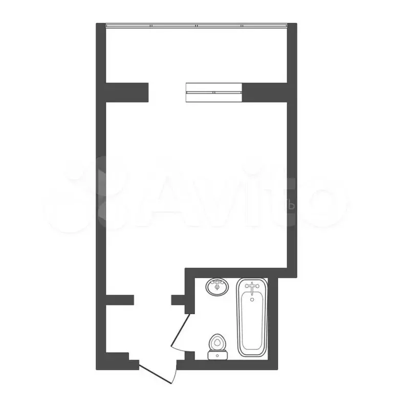 Квартира-студия, 15 м, 4/8 эт. - Фото 0