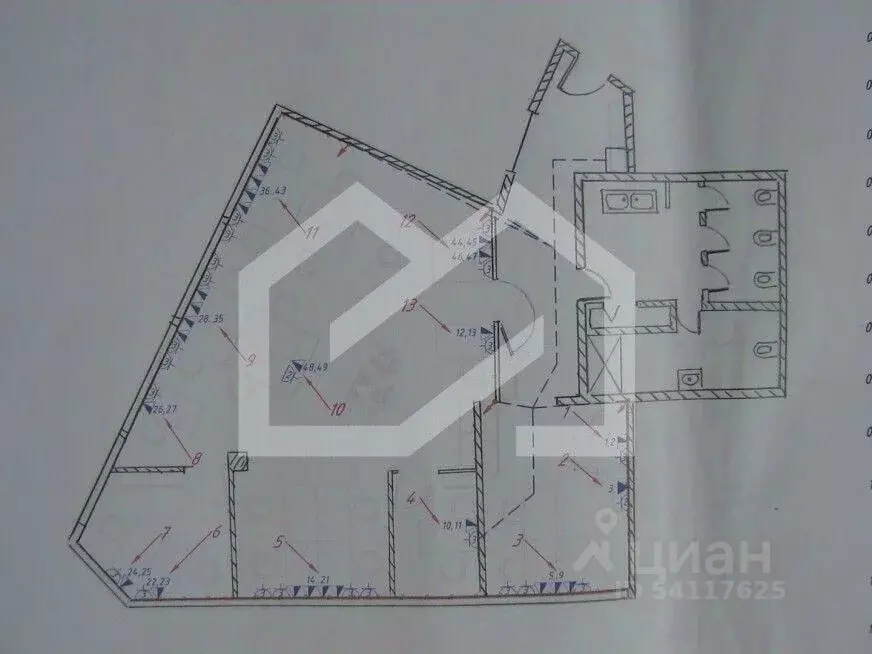 Помещение свободного назначения в Москва Тургеневская пл., 2 (190 м) - Фото 2
