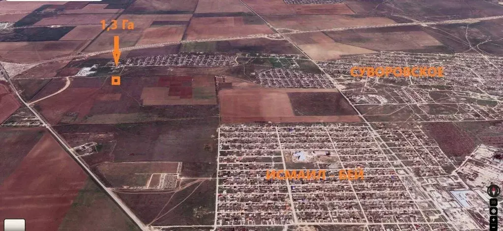 Участок в Крым, Сакский район, Суворовское с/пос, Заводское СПК ул. ... - Фото 1