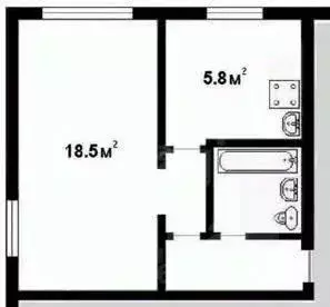 1-к кв. Тульская область, Тула 9 Мая ул., 14 (30.7 м) - Фото 2
