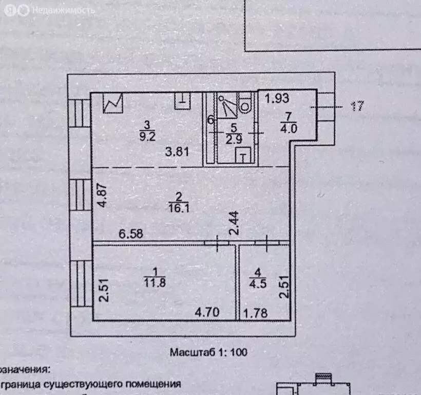 3-комнатная квартира: Москва, Большая Татарская улица, 3 (50 м) - Фото 1