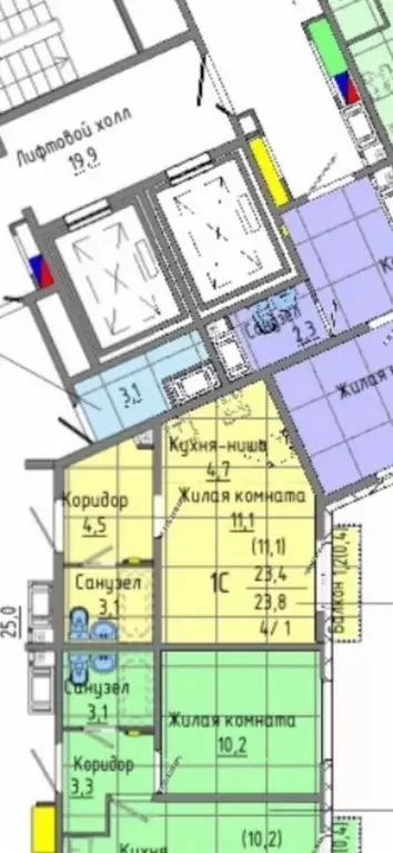 Студия Свердловская область, Екатеринбург ул. Зеленый Остров, 14 (23.0 ... - Фото 0
