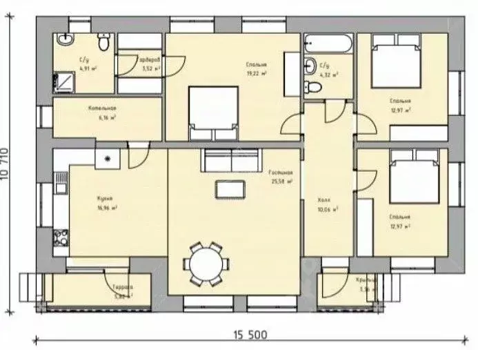 Дом в Красноярский край, Емельяновский район, Шуваевский сельсовет, ... - Фото 2