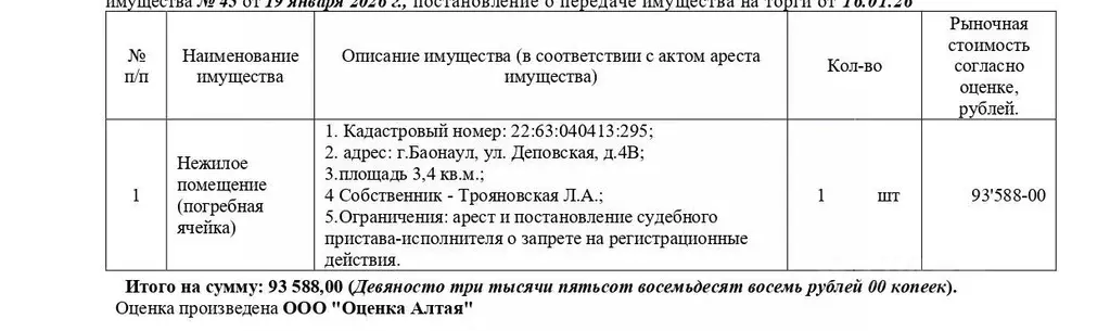 Помещение свободного назначения в Алтайский край, Барнаул Деповская ... - Фото 1