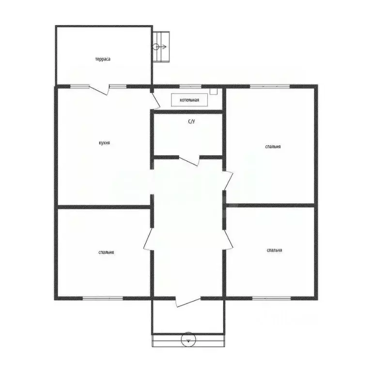 Дом в Курская область, Курский район, Рышковский сельсовет, Кислино ... - Фото 1