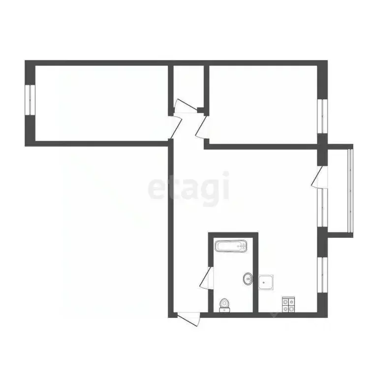 3-к кв. Алтайский край, Бийск ул. Имени Героя Советского Союза ... - Фото 2