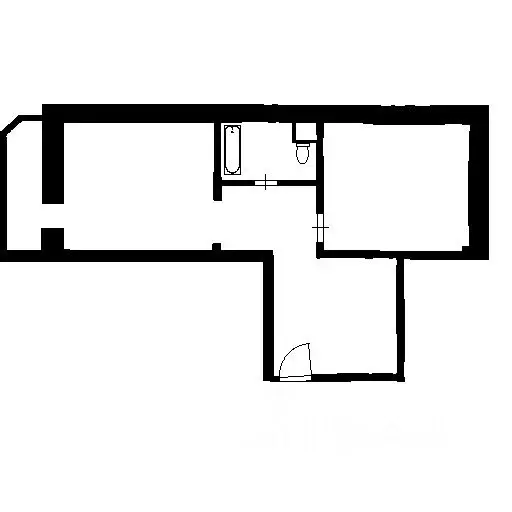 1-к кв. Воронежская область, Воронеж ул. Революции 1905 года, 23 (32.0 ... - Фото 2