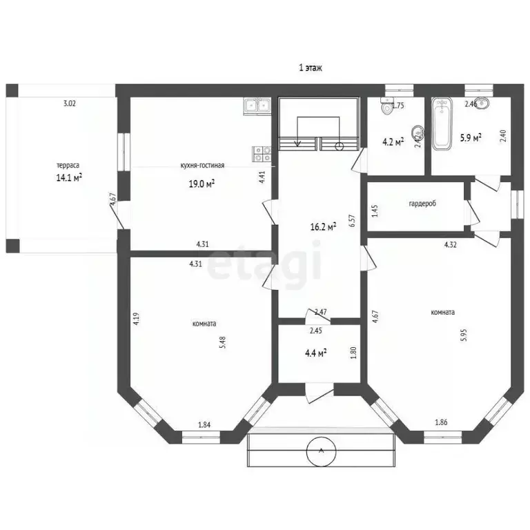 Дом в Москва д. Сатино-Русское, 49А (160 м) - Фото 2