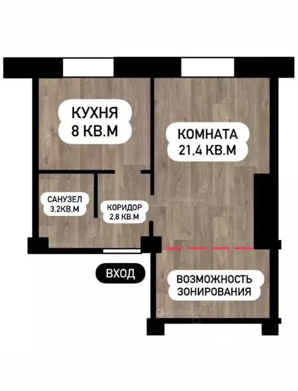 1-к кв. Самарская область, Чапаевск ул. Орджоникидзе, 15 (35.2 м) - Фото 2