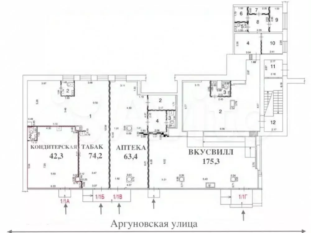 Продам торговое помещение, 63.4 м - Фото 0