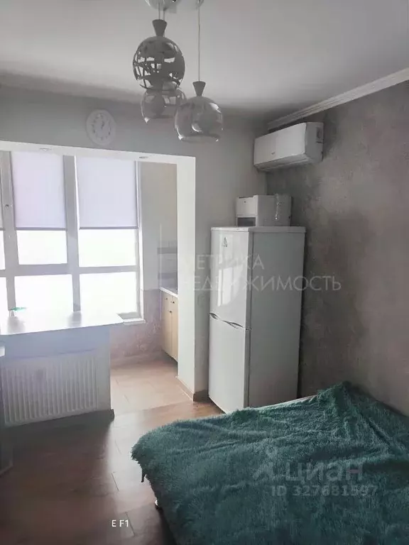 Студия Тюменская область, Тюмень ул. Новоселов, 117 (16.0 м) - Фото 1