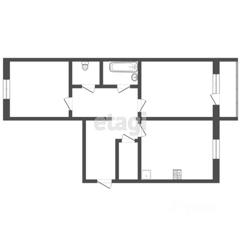 2-к кв. Мордовия, Саранск ул. Сущинского, 20 (61.1 м) - Фото 2