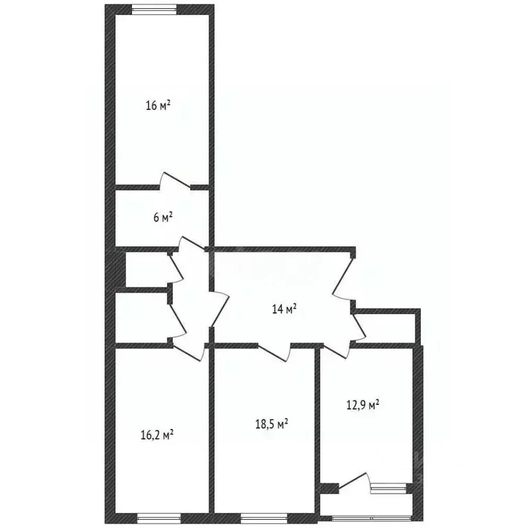 3-к кв. Белгородская область, Белгородский район, пос. Майский Зеленая ... - Фото 2