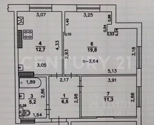 2-к кв. Севастополь ул. Челнокова, 17к2А (55.5 м) - Фото 1