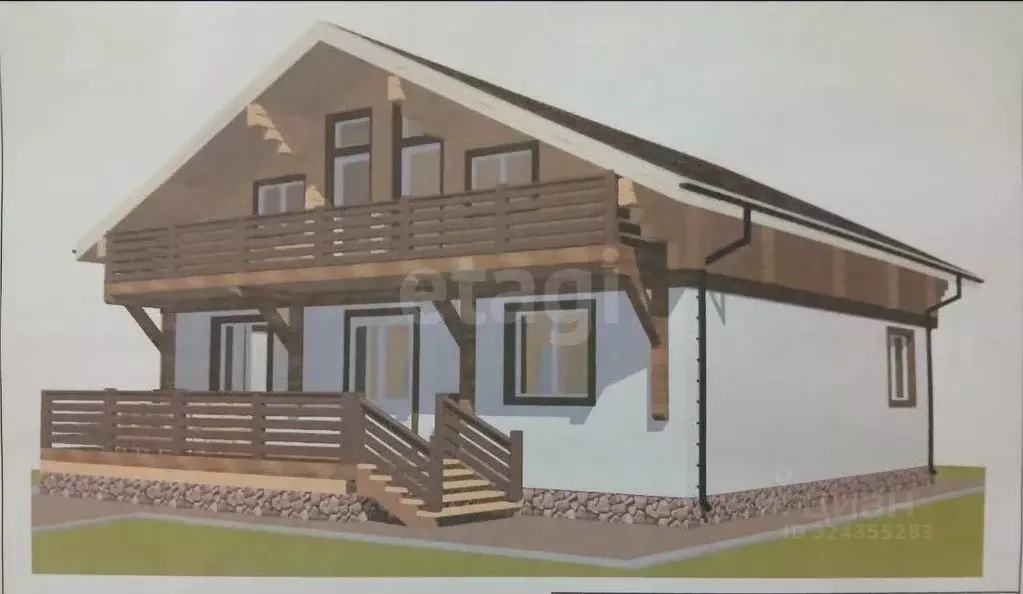 Дом в Ленинградская область, Всеволожский район, Куйвозовское с/пос, ... - Фото 1