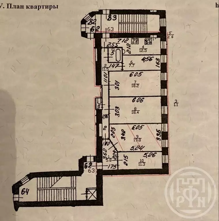 4-к кв. Санкт-Петербург Лиговский просп., 65 (109.0 м) - Фото 1