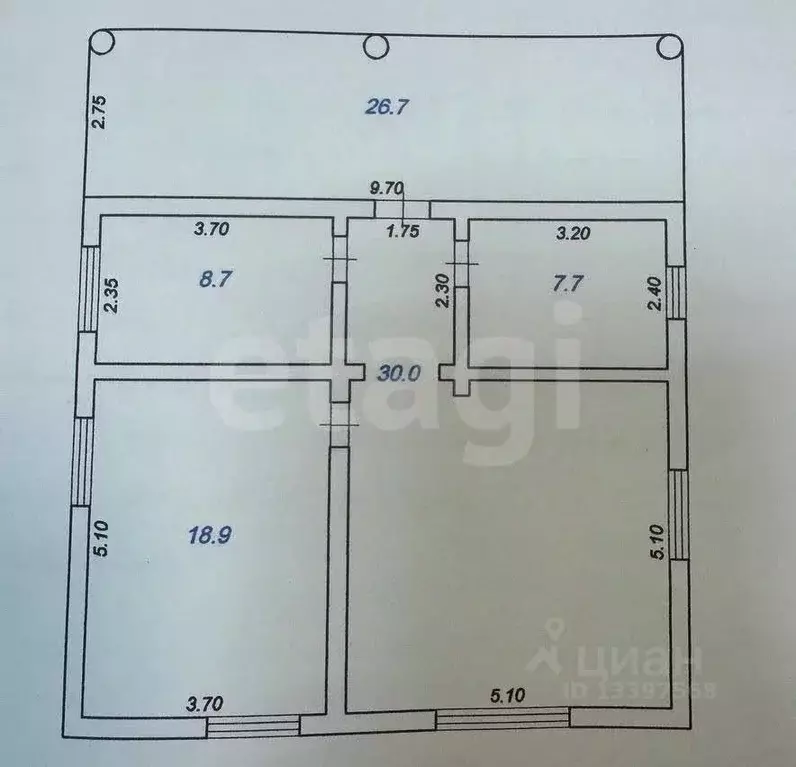 Дом в Тверская область, Лихославльский муниципальный округ, д. Олино ... - Фото 2
