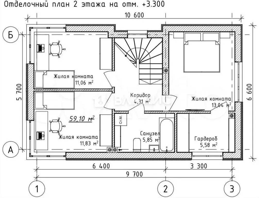 Дом 133 м на участке 4 сот. - Фото 1