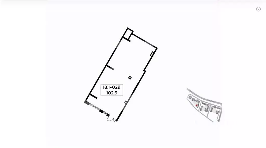 Торговая площадь в Москва Скандинавия жилой комплекс, 18.1.4 (102 м) - Фото 1