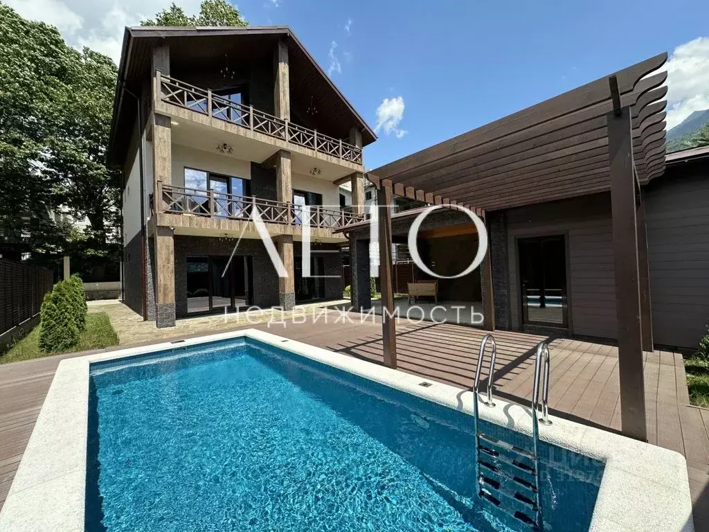 Дом в Краснодарский край, Сочи Красная Поляна пгт, ул. Вознесенская, ... - Фото 1