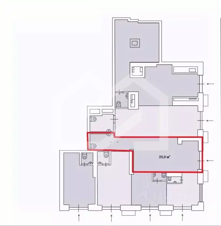 Помещение свободного назначения в Москва Дмитровское ш., вл89 (25 м) - Фото 2
