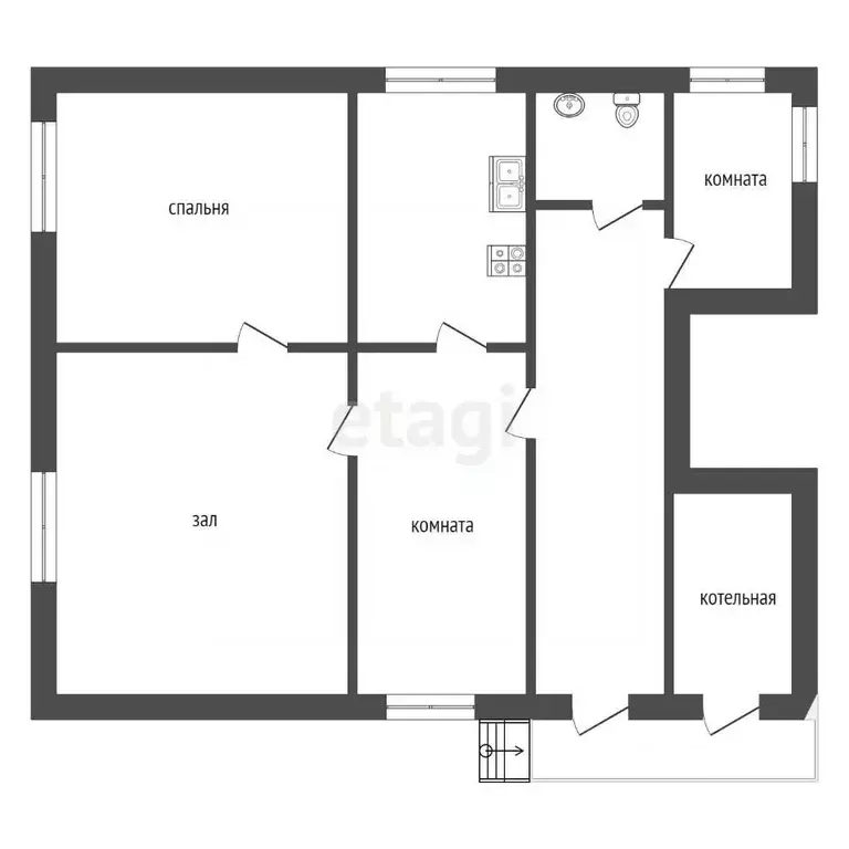 Дом в Тюменская область, Нижнетавдинский район, с. Бухтал Советская ... - Фото 2