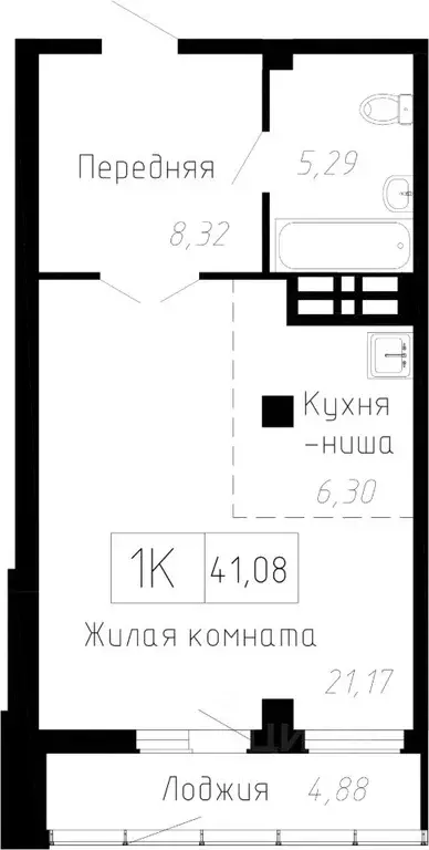 1-к кв. Приморский край, Владивосток Чайка мкр, Чайка жилой комплекс ... - Фото 0
