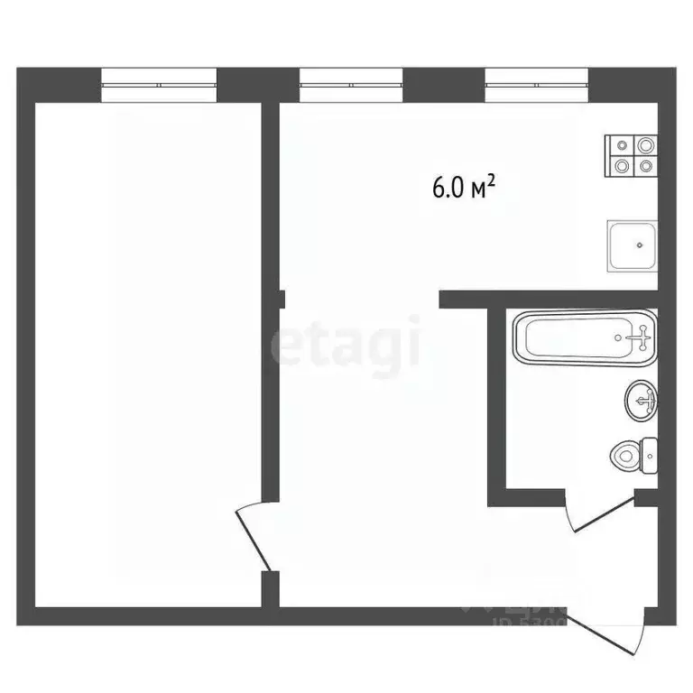 2-к кв. Забайкальский край, Чита ул. Николая Островского, 6 (44.0 м) - Фото 2