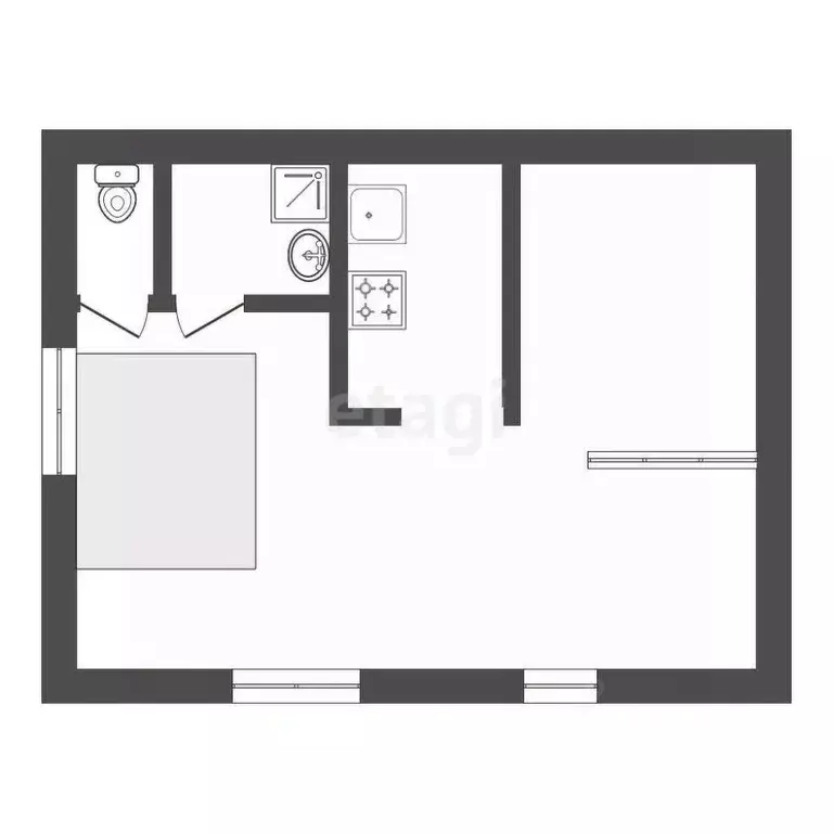 Гараж в Амурская область, Благовещенский район, с. Чигири ул. ... - Фото 2