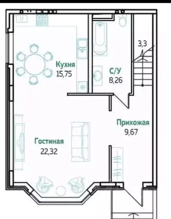 Таунхаус в Краснодарский край, Краснодар ул. Эгейская, 3к18 (120 м) - Фото 2