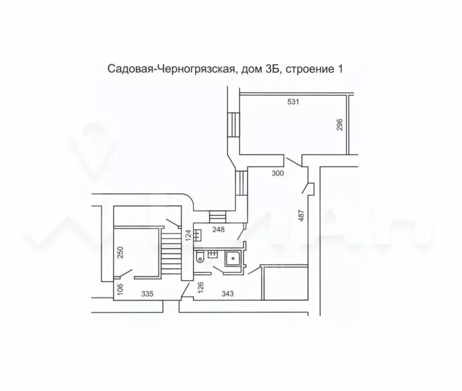 Офис в Москва Садовая-Черногрязская ул., 3БС1 (55 м) - Фото 1