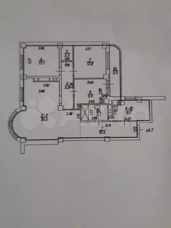 4-к. квартира, 110 м, 3/16 эт. - Фото 0