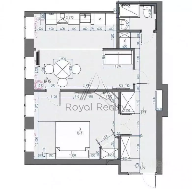 2-к кв. Санкт-Петербург Зверинская ул., 17б (51.0 м) - Фото 2
