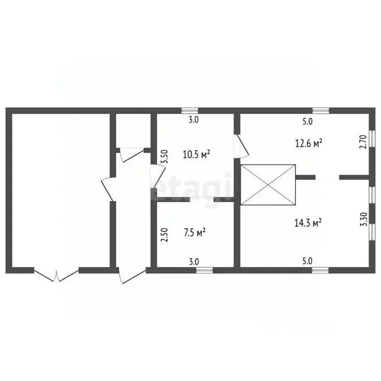 Дом в Архангельская область, Плесецкий муниципальный округ, д. ... - Фото 1