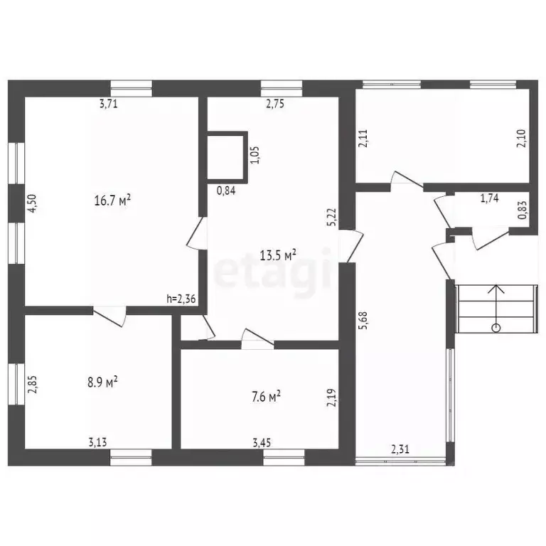 Дом в Кемеровская область, Юрга ул. Маяковского, 15 (47 м) - Фото 1