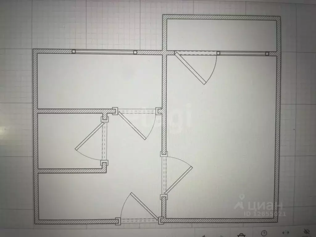 1-к кв. Костромская область, Буй ул. Социализма, 30 (33.3 м) - Фото 2