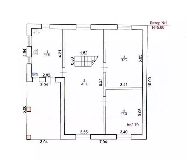 Дом в Элиста, улица Тенгрин Уйдл (123.6 м) - Фото 2