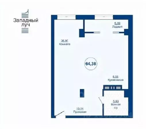 2-к кв. Челябинская область, Челябинск Пятый Элемент жилой комплекс ... - Фото 0