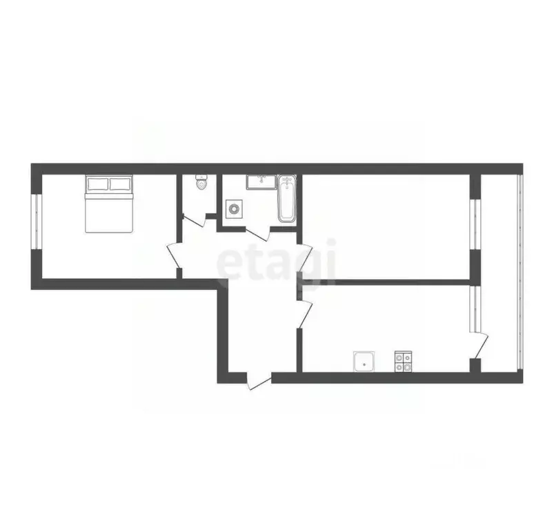 2-к кв. Смоленская область, Смоленск Краснинское ш., 6 (67.0 м) - Фото 2